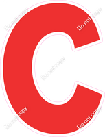 KG 18" Individuals - Flat Red C