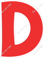 KG 18" Individuals - Flat Red D