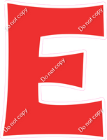 KG 18" Individuals - Flat Red E