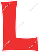 KG 18" Individuals - Flat Red L