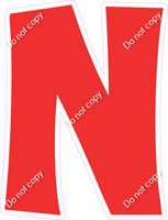 KG 18" Individuals - Flat Red N