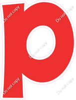 KG 18" Individuals - Flat Red P