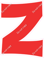 KG 18" Individuals - Flat Red Z