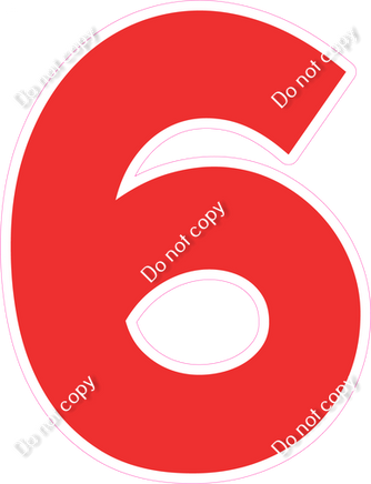 KG 18" Individuals - Flat Red 6