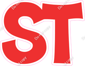 KG 18" Individuals - Flat Red ST