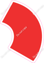 KG 18" Individuals - Flat Red Apostrophe