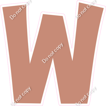 KG 18" Individuals - Flat Rose Gold W