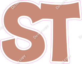 KG 18" Individuals - Flat Rose Gold ST