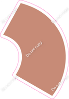 KG 18" Individuals - Flat Rose Gold Apostrophe