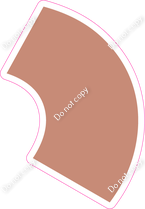 KG 18" Individuals - Flat Rose Gold Apostrophe