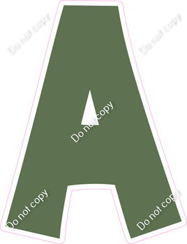 KG 18" Individuals - Flat Sage A