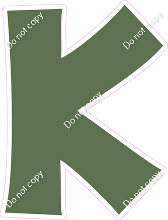 KG 18" Individuals - Flat Sage K