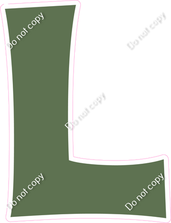 KG 18" Individuals - Flat Sage L