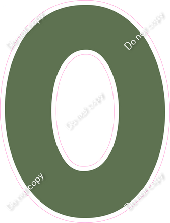 KG 18" Individuals - Flat Sage O