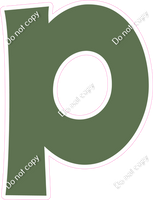 KG 18" Individuals - Flat Sage P