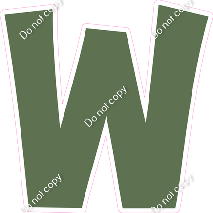 KG 18" Individuals - Flat Sage W