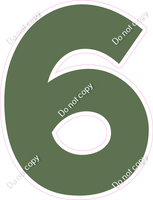 KG 18" Individuals - Flat Sage 6