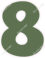 KG 18" Individuals - Flat Sage 8