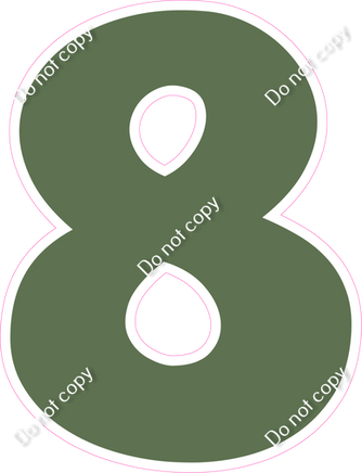 KG 18" Individuals - Flat Sage 8