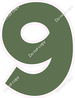 KG 18" Individuals - Flat Sage 9