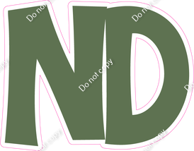 KG 18" Individuals - Flat Sage ND