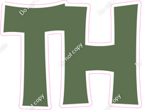 KG 18" Individuals - Flat Sage TH