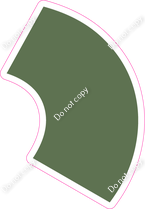 KG 18" Individuals - Flat Sage Apostrophe