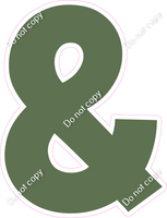 KG 18" Individuals - Flat Sage &