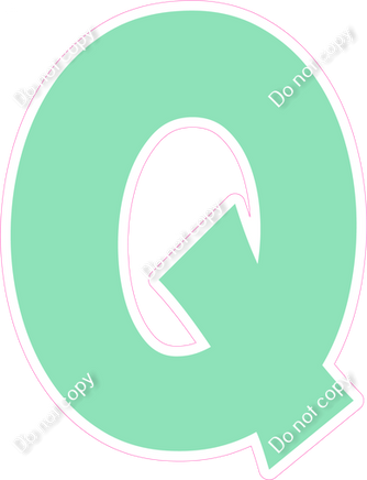 KG 18" Individuals - Flat Sea Foam Q