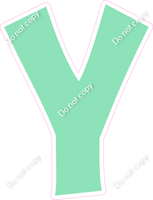 KG 18" Individuals - Flat Sea Foam Y