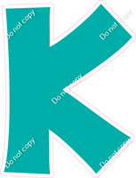 KG 18" Individuals - Flat Teal K