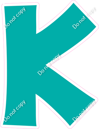 KG 18" Individuals - Flat Teal K