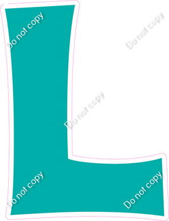 KG 18" Individuals - Flat Teal L