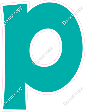 KG 18" Individuals - Flat Teal P