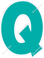 KG 18" Individuals - Flat Teal Q