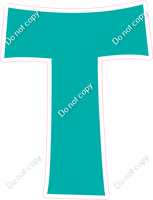 KG 18" Individuals - Flat Teal T