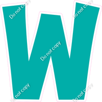 KG 18" Individuals - Flat Teal W