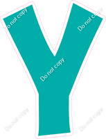 KG 18" Individuals - Flat Teal Y