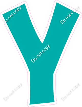 KG 18" Individuals - Flat Teal Y