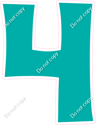 KG 18" Individuals - Flat Teal 4