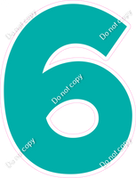 KG 18" Individuals - Flat Teal 6