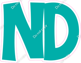 KG 18" Individuals - Flat Teal ND