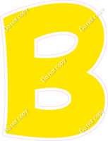 KG 18" Individuals - Flat Yellow B