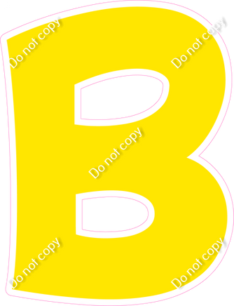 KG 18" Individuals - Flat Yellow B