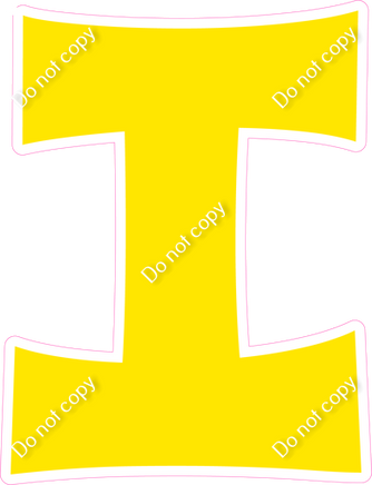 KG 18" Individuals - Flat Yellow I