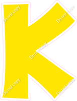 KG 18" Individuals - Flat Yellow K