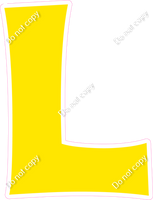 KG 18" Individuals - Flat Yellow L