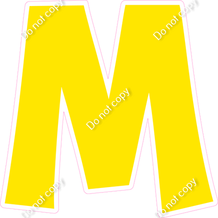 KG 18" Individuals - Flat Yellow M