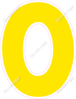 KG 18" Individuals - Flat Yellow O