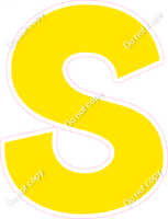 KG 18" Individuals - Flat Yellow S